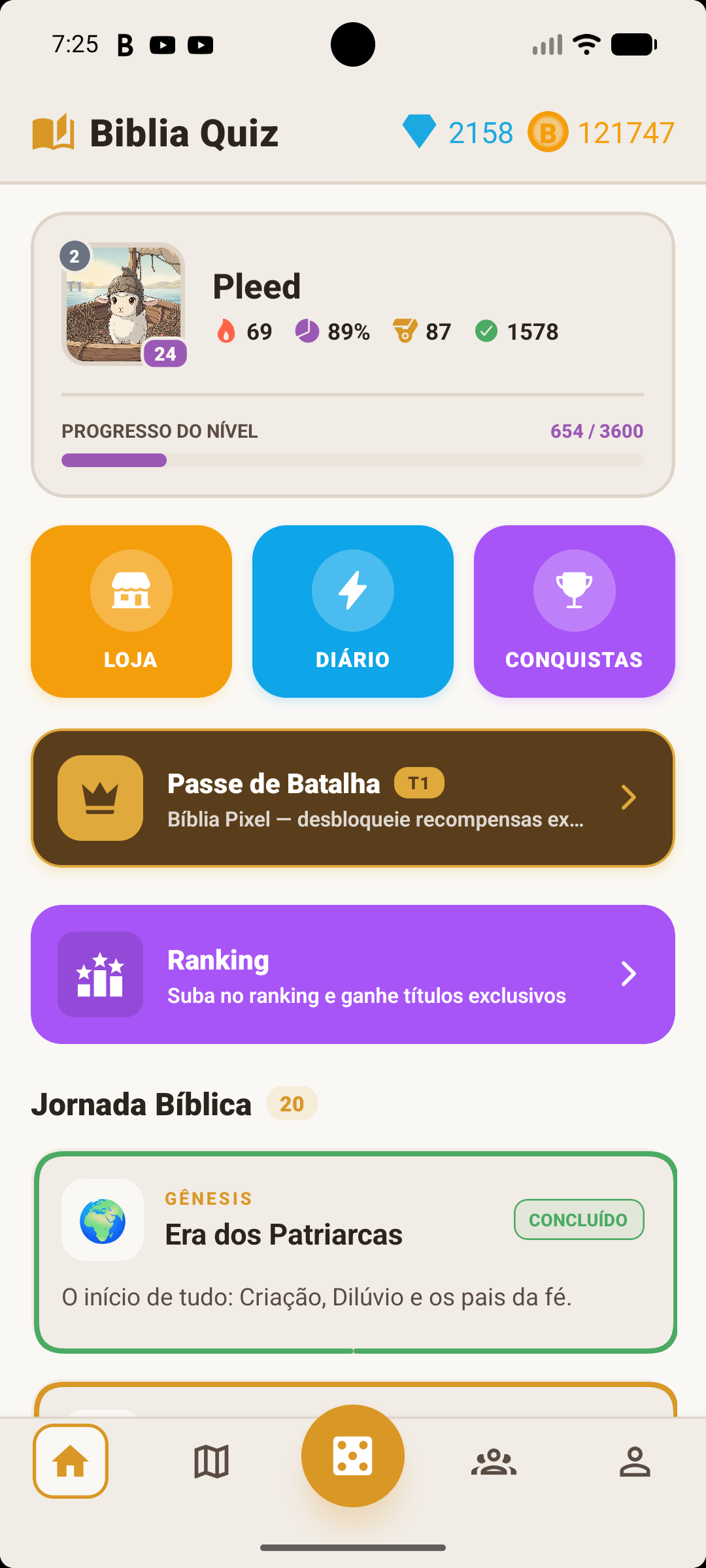 BíbliaQuiz — aplicativo